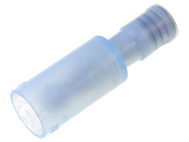 Connector: rond; mannelijk; Ø: 4mm; 2mm2; klemmen; voor draad; blauw Connector: rond; mannelijk; Ø: 4mm; 2mm2; klemmen; voor draad; blauw